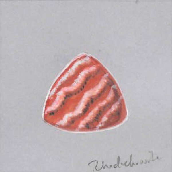 rhodochrosite illustration by Nelly Creative Studios