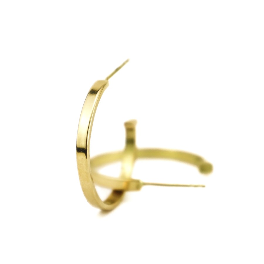 The Classic Gold Hoops by Nelly Creative Studios